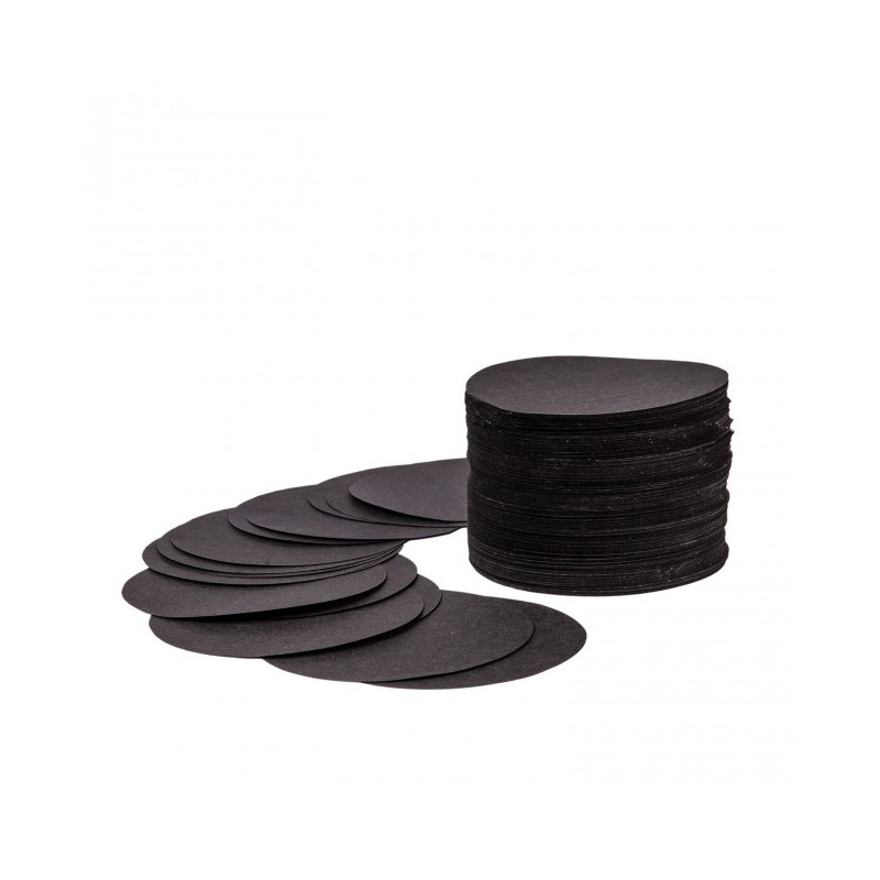 Disc de paper Diàmetre 110 mm Negre 500 gr.